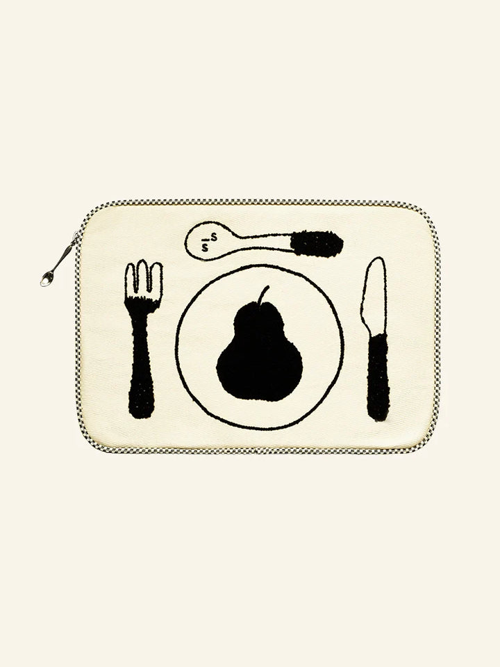 Pear Placemat Laptop Messenger Bag