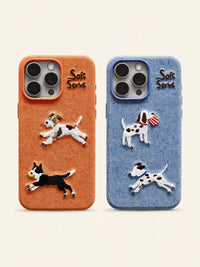 Running Puppy Phone Case