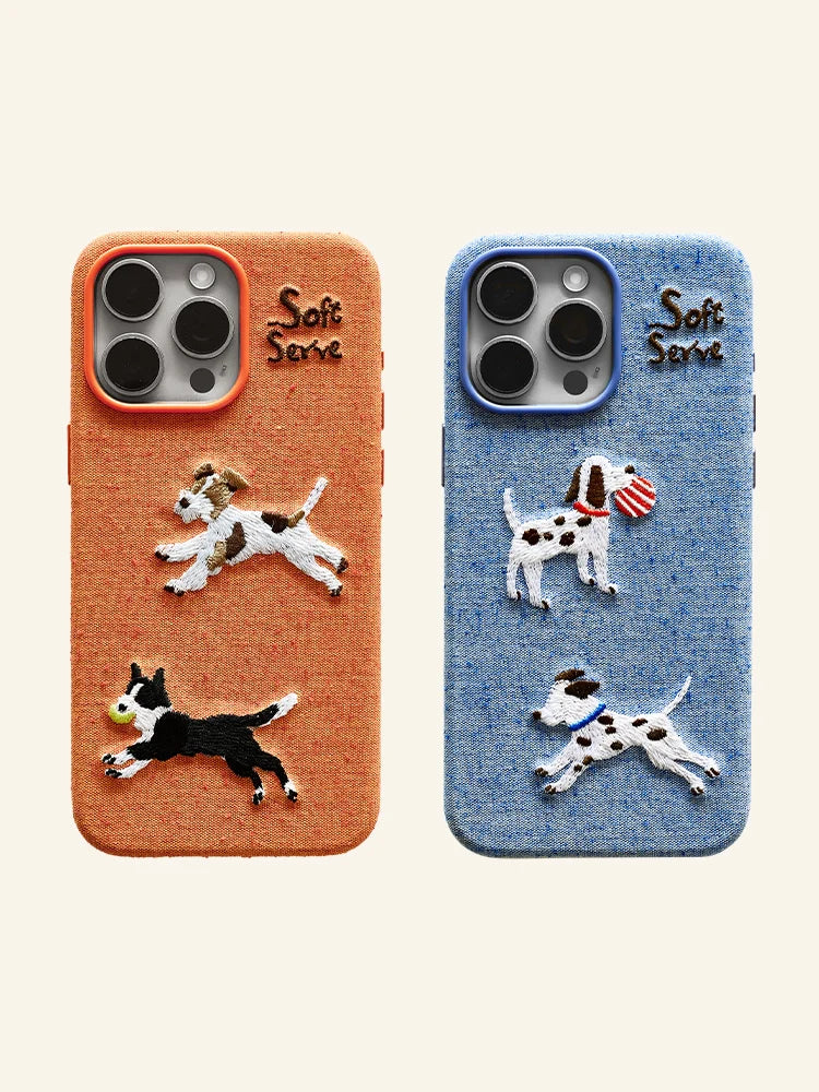 Running Puppy Phone Case - TRLab Shop