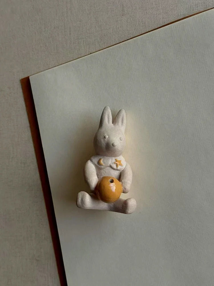 Moon Rabbit Ceramic Incense Holder - TRLab Shop