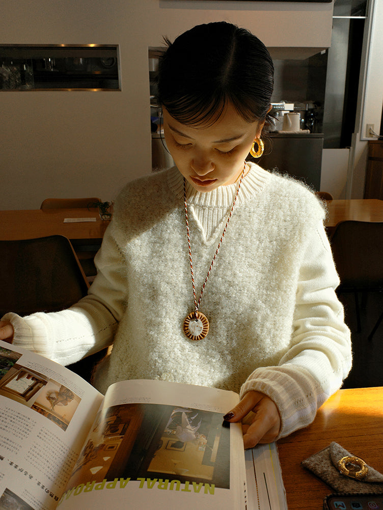 Ceramic Photo Frame Necklace - TRLab Shop