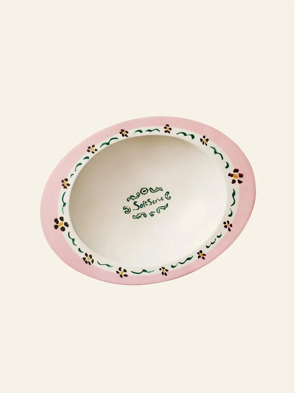 Vintage Floral Bamboo Fiber Bowl - TRLab Shop