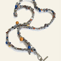 Vibrant Color Dot Twist Phone Strap