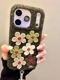 Embroidered Flower Phone Case - TRLab Shop
