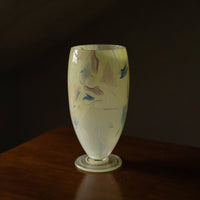 Luminous Fragment Glass Vase by TRLab Shop with intricate textured glass design and a luminous finish.