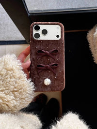 Velvet Bow Phone Case - TRLab Shop