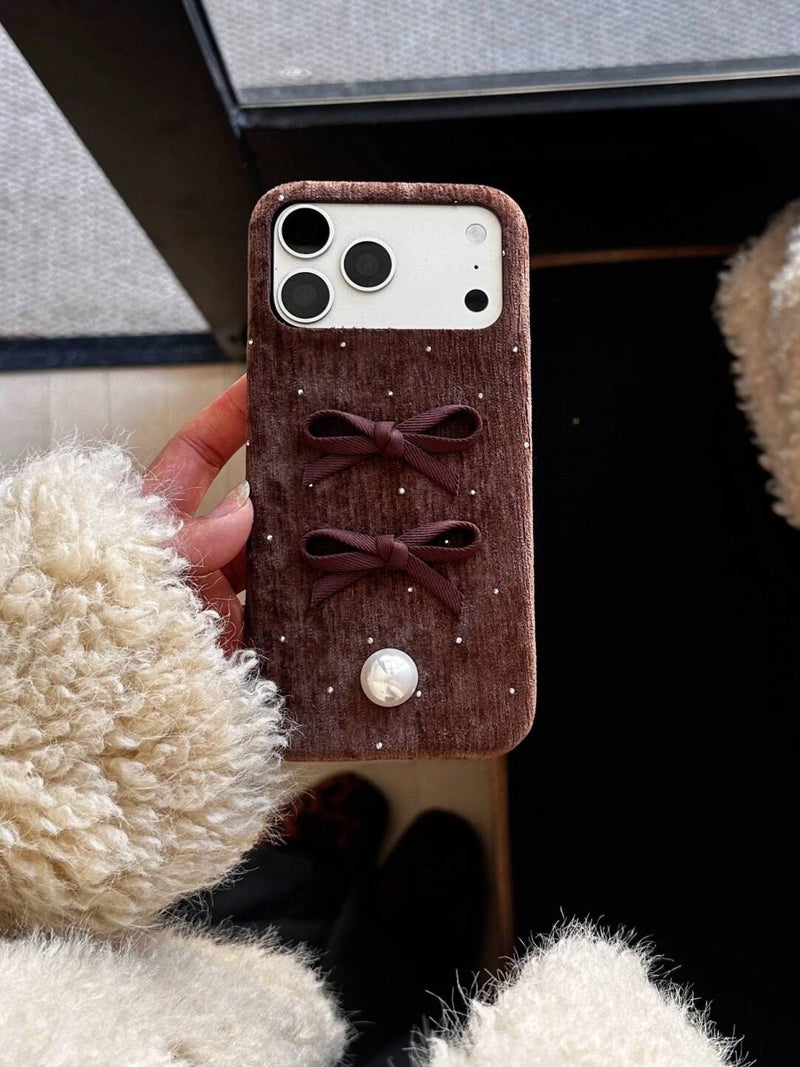 Velvet Bow Phone Case - TRLab Shop