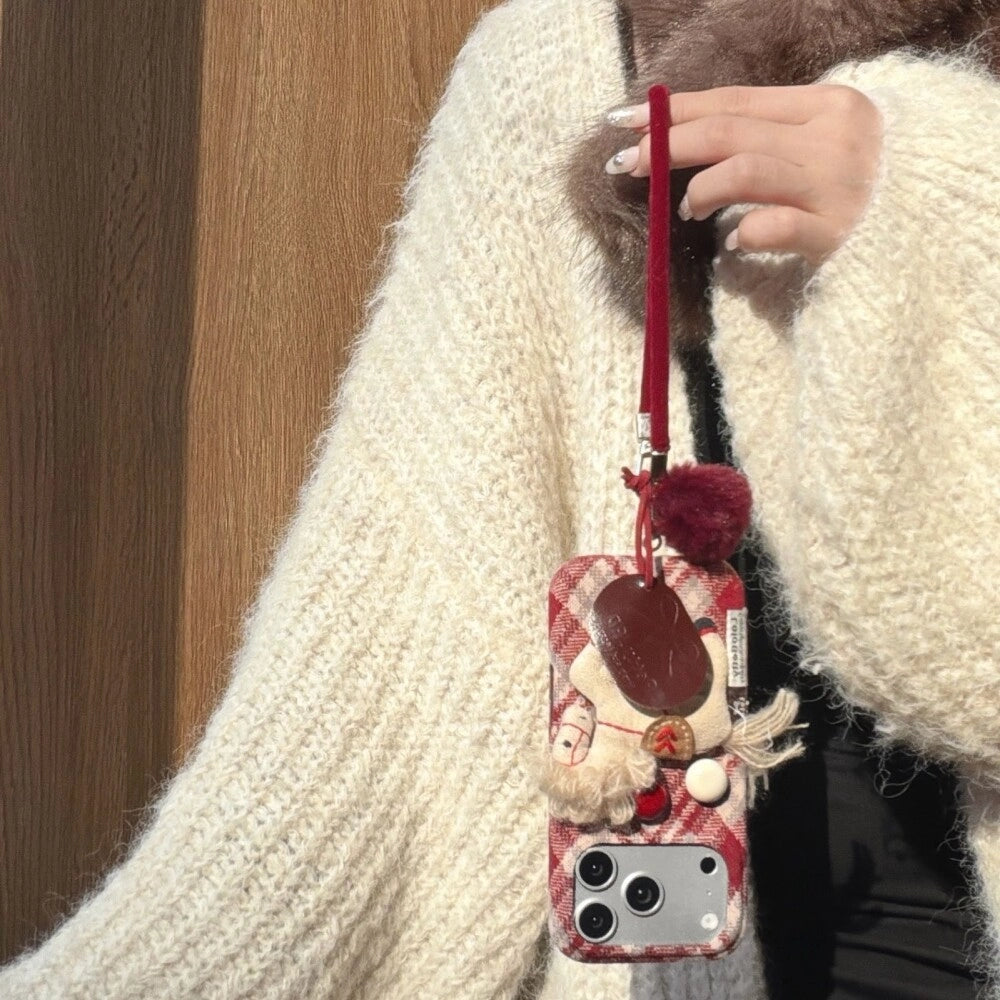 Argyle stuffed Pony Phone Case - TRLab Shop