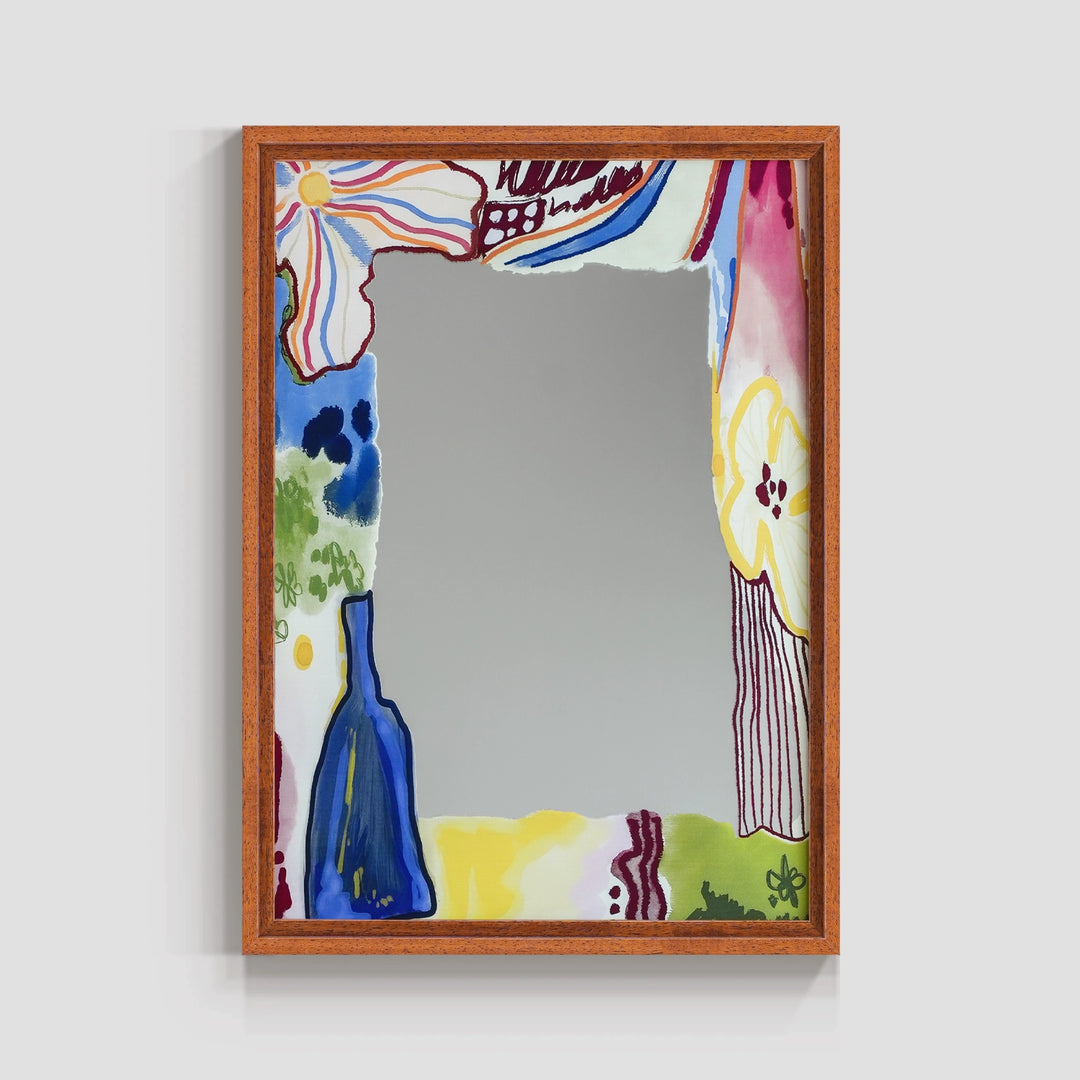 Reflected Bloom Mirror Wall Art