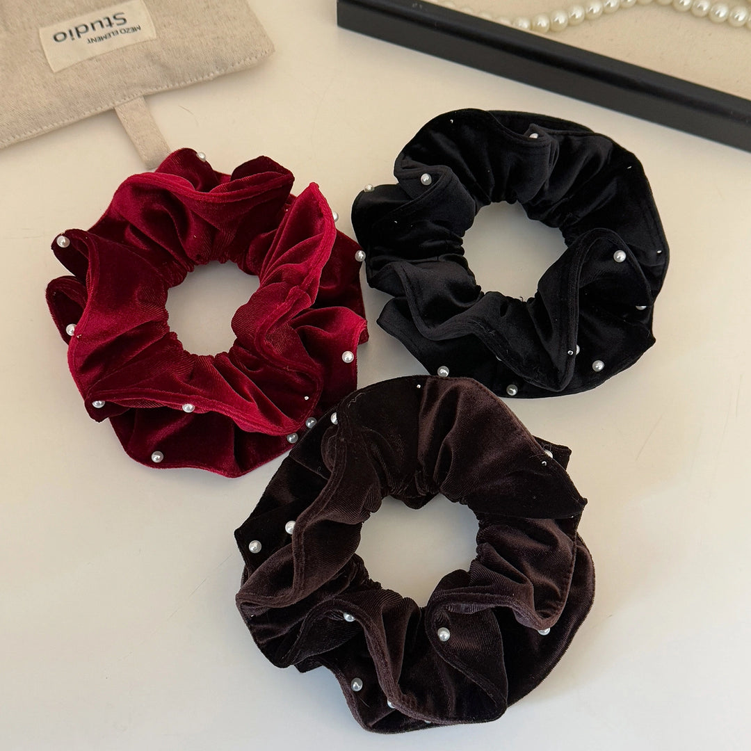 Pearls Scattered Starlight Wavy Hem Scrunchie - TRLab Shop