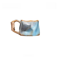 Ceramic mug with rope handle by TRLab Shop, featuring a smooth white finish and sturdy rope detail for a stylish coffee cup.