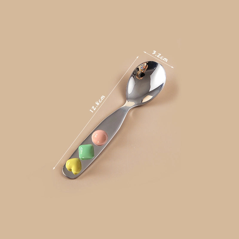 Jelly Jade Stainless Steel Spoon & Fork - TRLab Shop