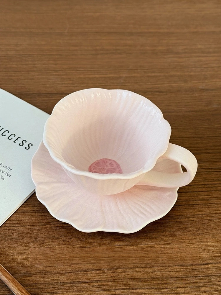 Floral Ceramic Cup & Saucer Set - TRLab Shop