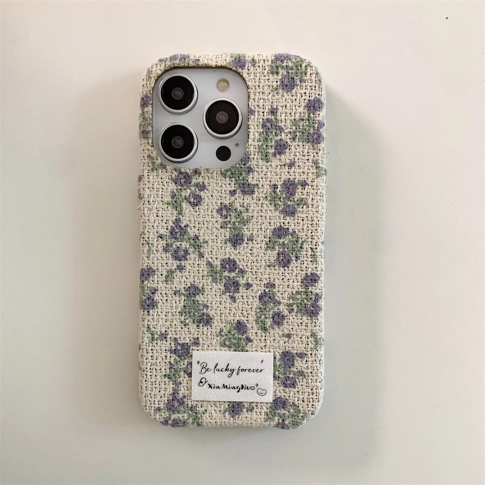 Flax Purple Floral Phone Case - TRLab Shop