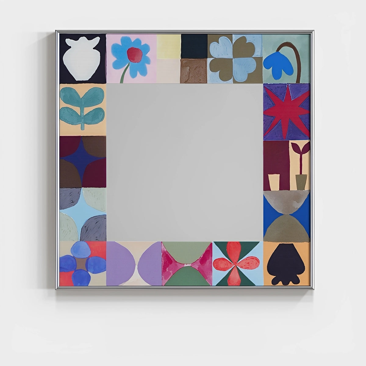 Celestial Moonlight Garden Mirror Wall Art