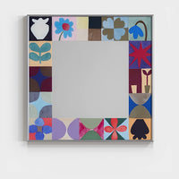 Celestial Moonlight Garden Mirror Wall Art