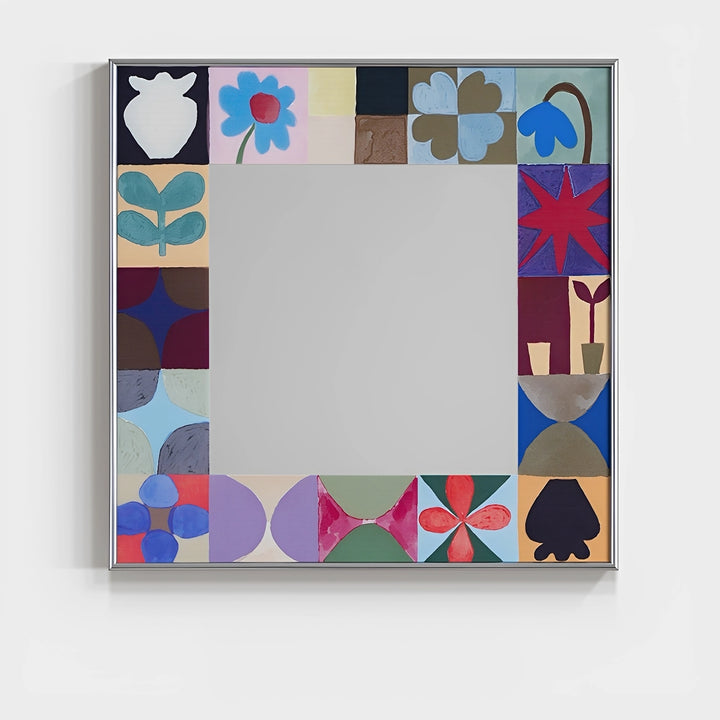 Celestial Moonlight Garden Mirror Wall Art