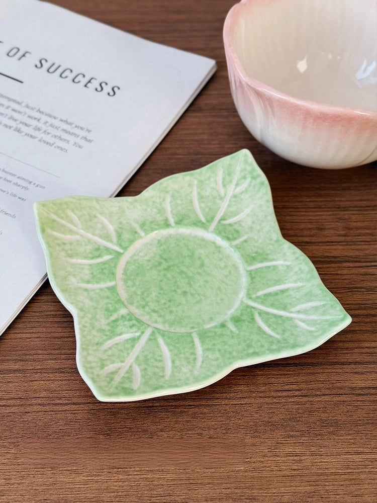 Ceramic Pink Begonia Cup & Saucer Set And Spoon - TRLab Shop