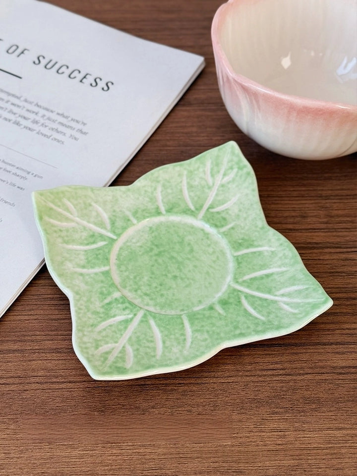 Ceramic Pink Begonia Cup & Saucer Set And Spoon - TRLab Shop