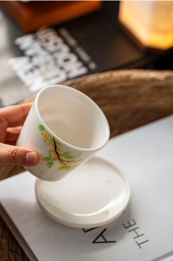 Osmanthus & Persimmons Ceramic Tumbler