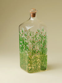 Fresh Daisies Glass Cold Brew Bottle