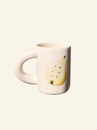 Halved Pear Macaroni Mug