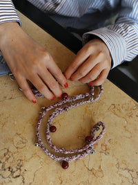 Pastel Color Dot Twist Phone Strap