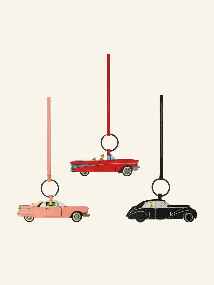 Retro Car Road Trip Leather Charm - TRLab Shop