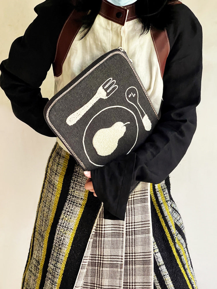 Pear Placemat Laptop Messenger Bag - TRLab Shop