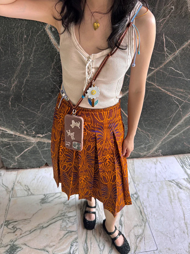 Patchwork Posy Adjustable Phone Strap