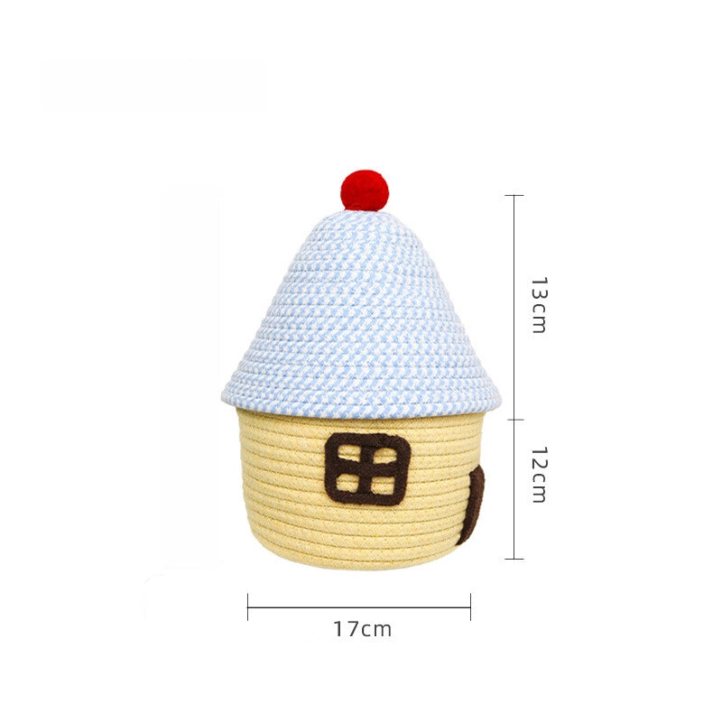 Fairytale Town Woven Rope Storage Basket - TRLab Shop