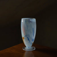Luminous Fragment Glass Vase by TRLab Shop featuring a unique textured glass surface and luminous finish.