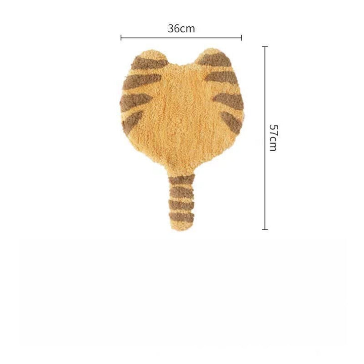 Cat Patterns Flocked Seat Cushion