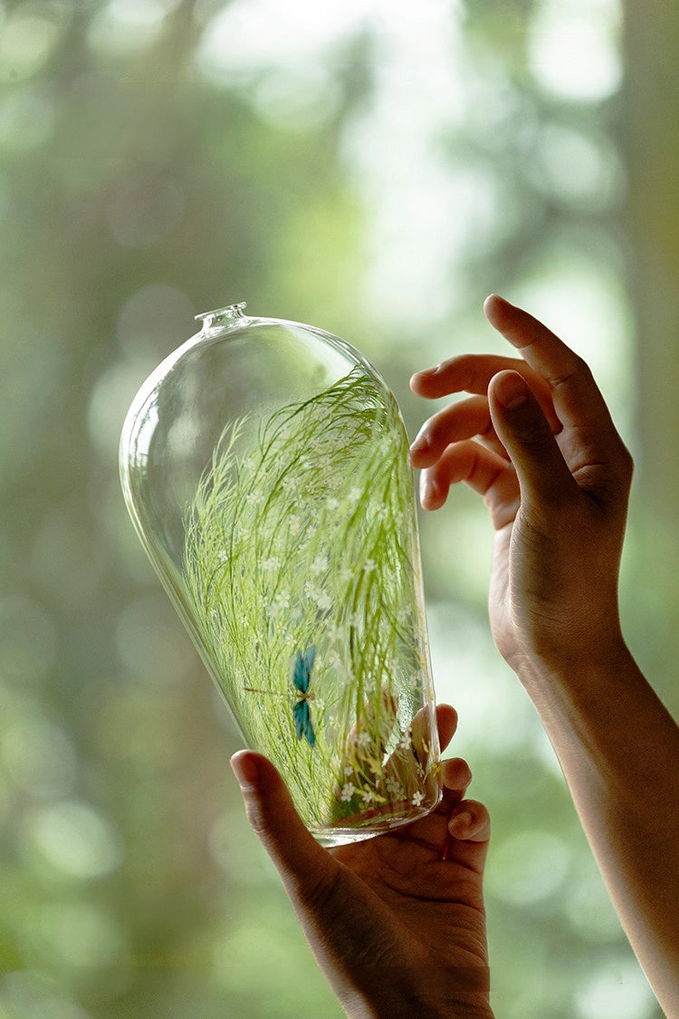 Spring Wildness Glass vase