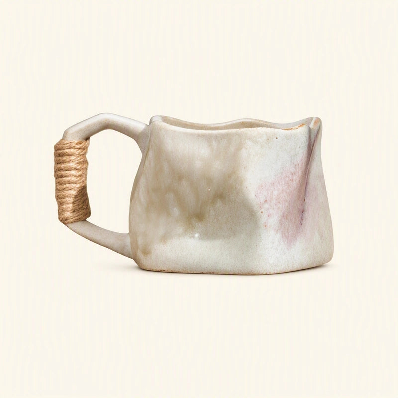 Rope Handle Ceramic Mug