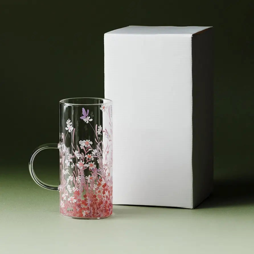 Sakura Coupe Pink Glass Goblet