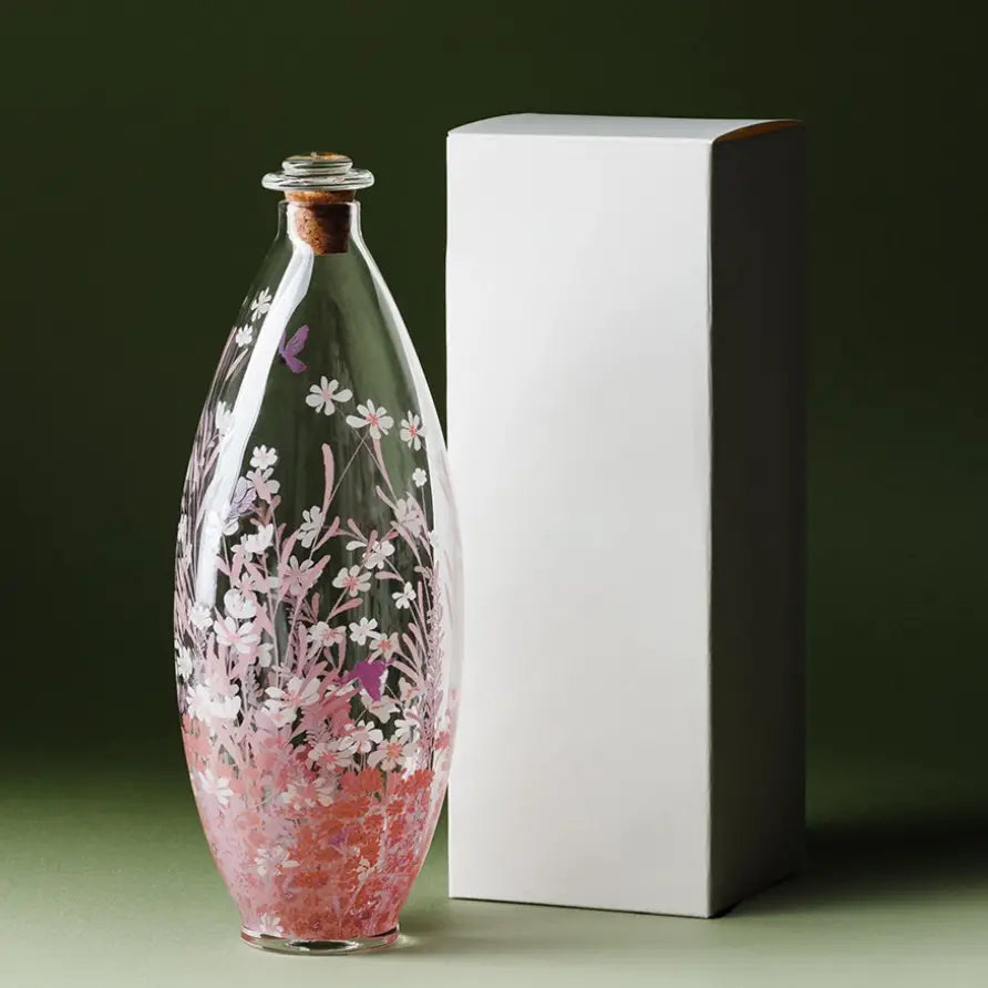 Sakura Coupe Pink Glass Goblet