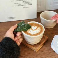 Ceramic Leaf Handle Cup - TRLab Shop