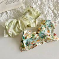 Monet's Garden Square Scarf Scrunchie - TRLab Shop