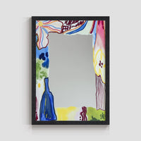 Reflected Bloom Mirror Wall Art