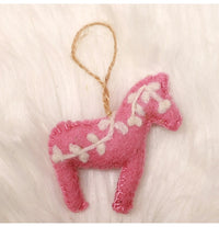 Felted Spring-Leaf Ponys Charm - TRLab Shop