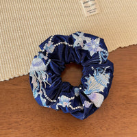 Deep-Sea Alabaster Wavy Hem Scrunchie - TRLab Shop