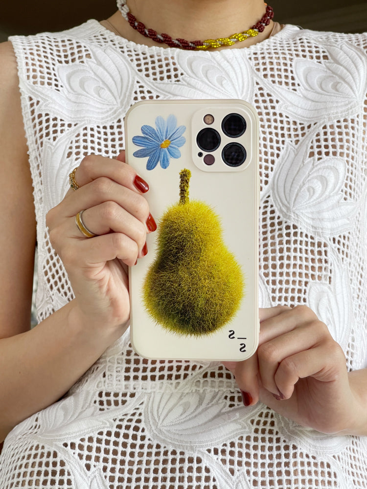 Fuzzy Pear Phone Case - TRLab Shop