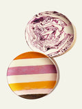 Red Cabbage & Pumpkin Stripe Plate - TRLab Shop