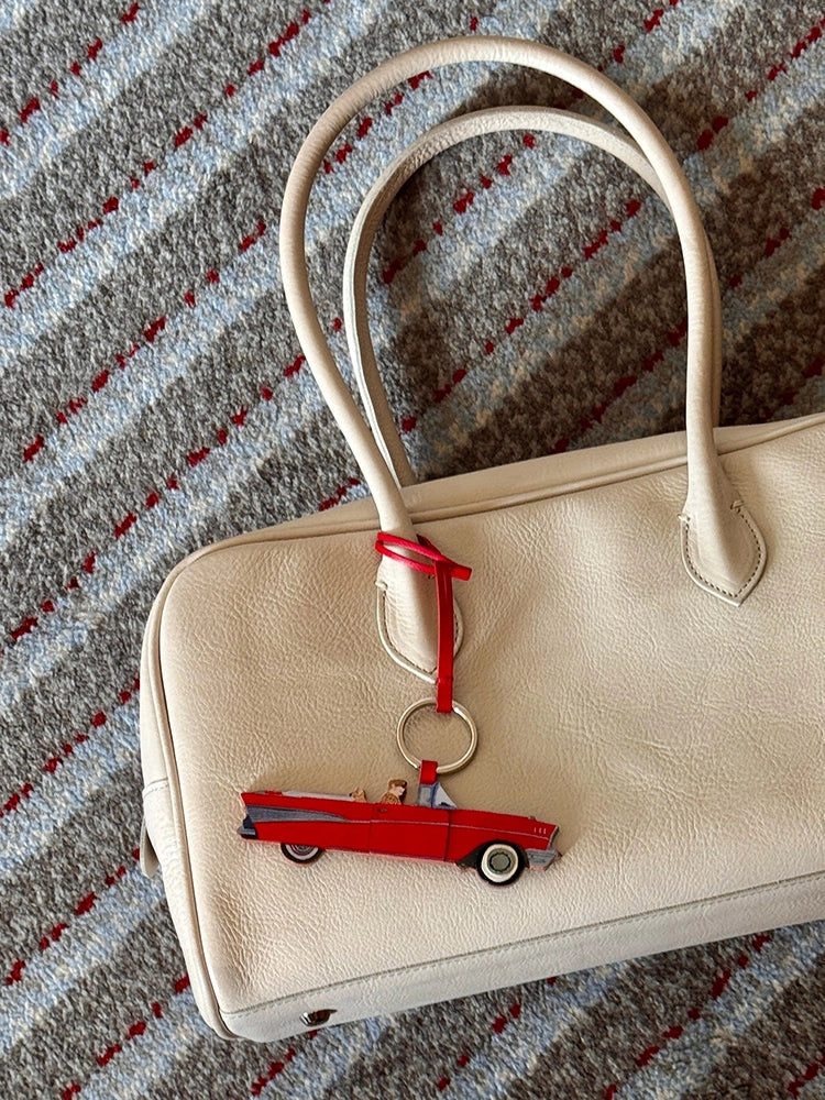 Retro Car Road Trip Leather Charm - TRLab Shop