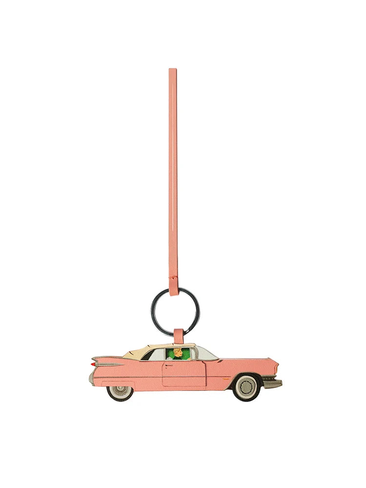 Retro Car Road Trip Leather Charm - TRLab Shop