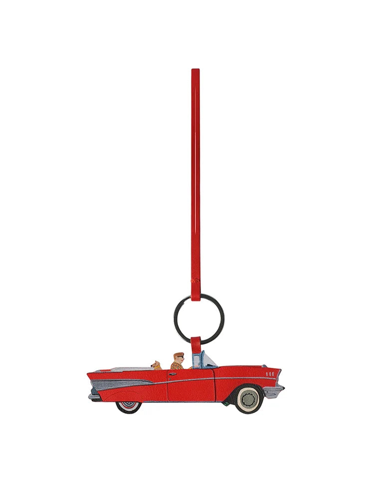 Retro Car Road Trip Leather Charm - TRLab Shop