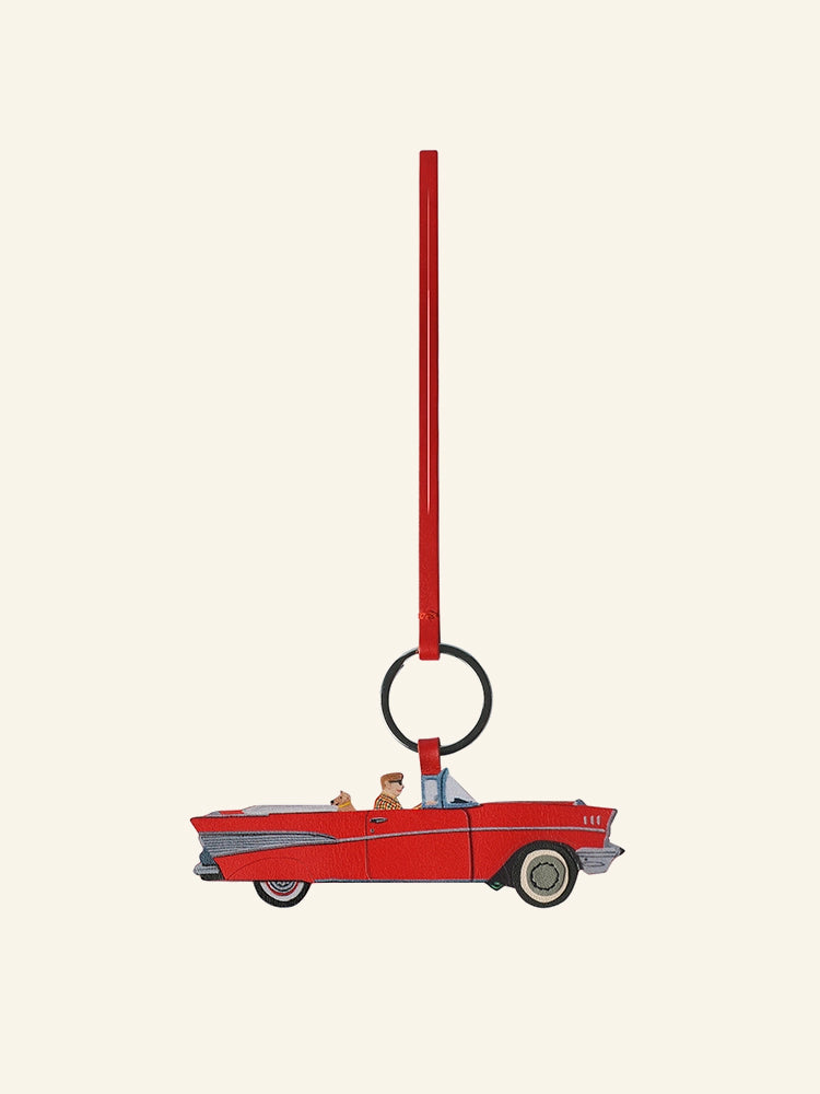 Retro Car Road Trip Leather Charm - TRLab Shop