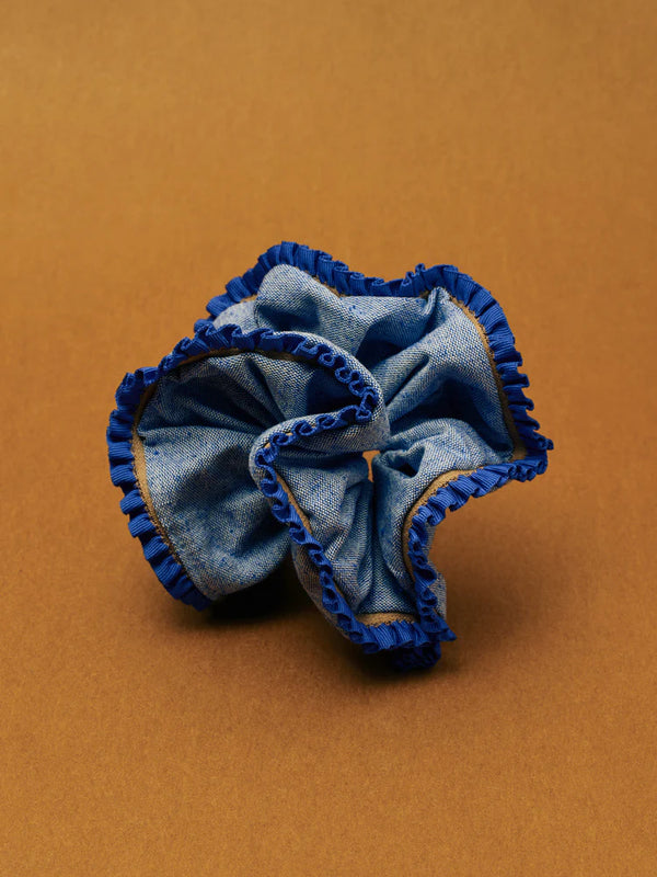 Sorbet Wavy Hem Floral Scrunchie - TRLab Shop