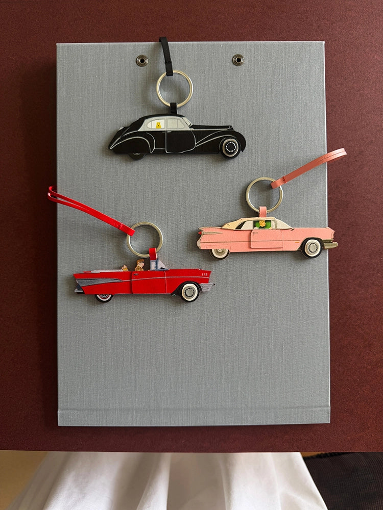 Retro Car Road Trip Leather Charm - TRLab Shop